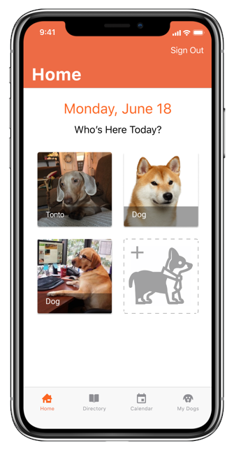 Doggo app screenshot